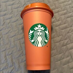 Starbucks Fall Pumpkin Reusable travel cup 16oz 2023
